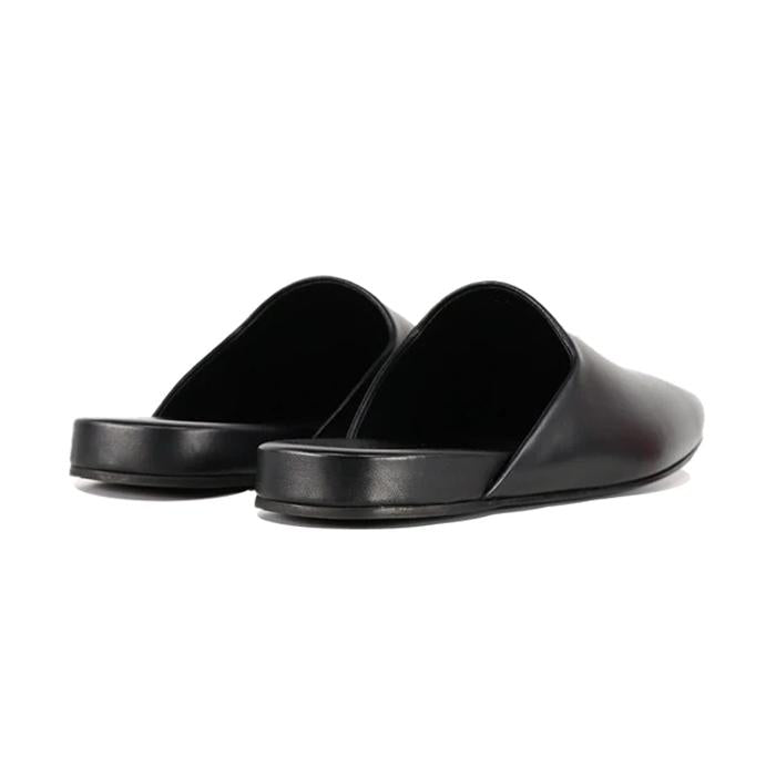 BALENCIAGA Women’s Logo Mule Loafer Slides Black