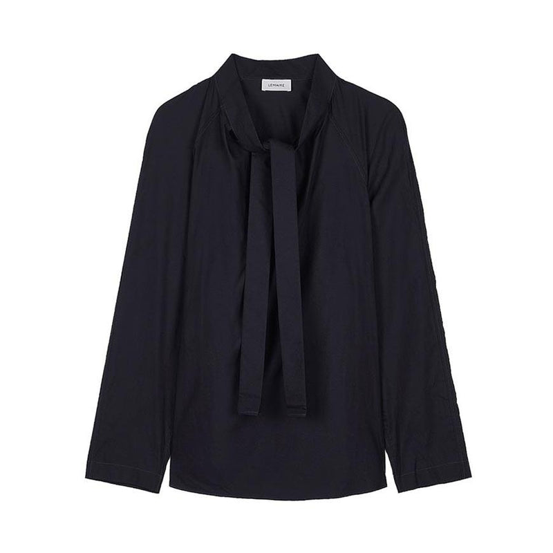 Lemaire Women’s Ascot Silk Blouse Black