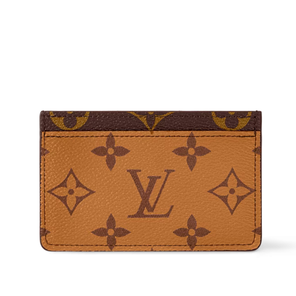 Louis Vuitton Monogram Reverse Card Slot Women Card Holder