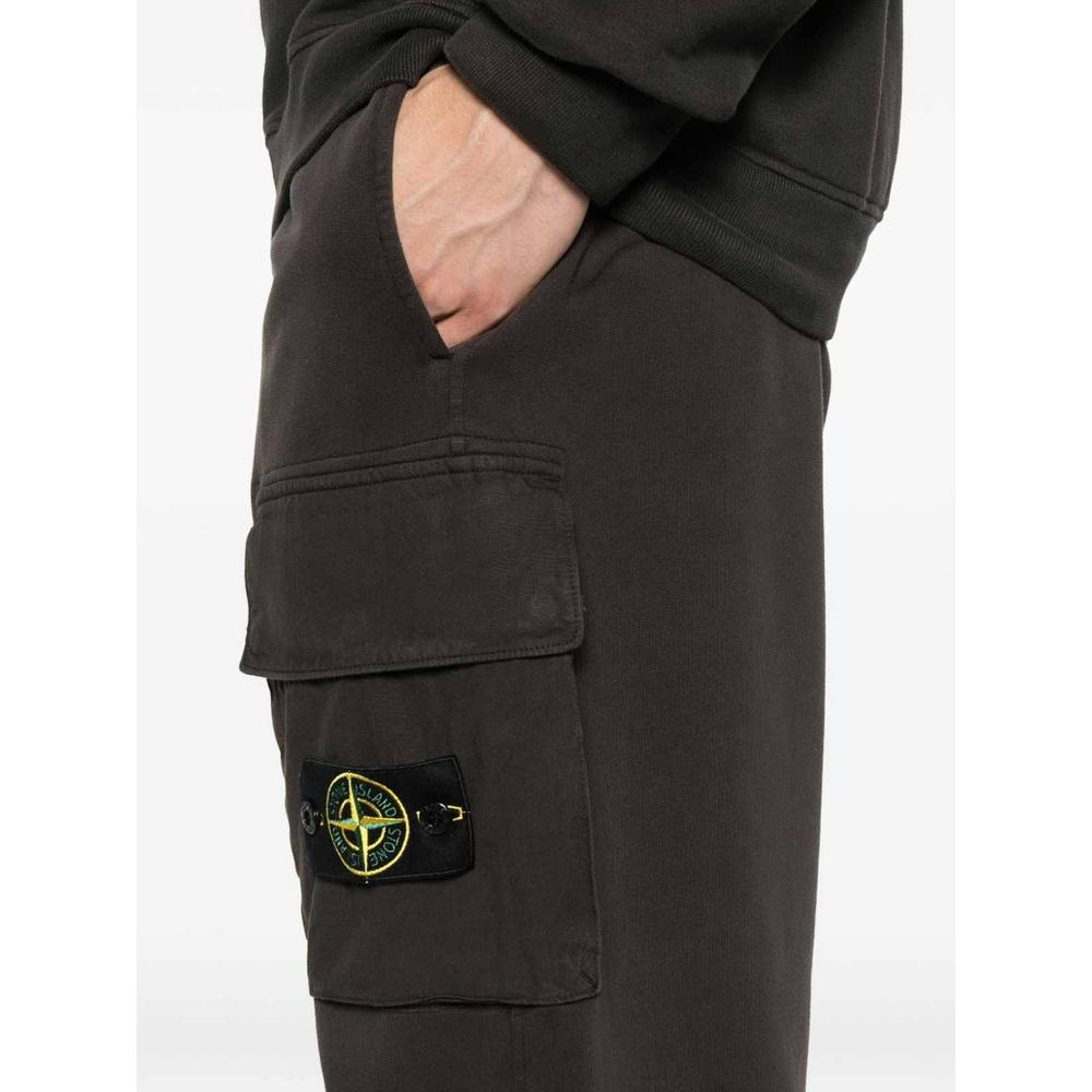 STONE ISLAND Cotton Fleece Men's Jogger Sweatpants