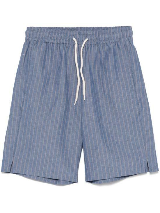 A.P.C. Paul Shorts Men’s Navy Cotton Lounge Shorts