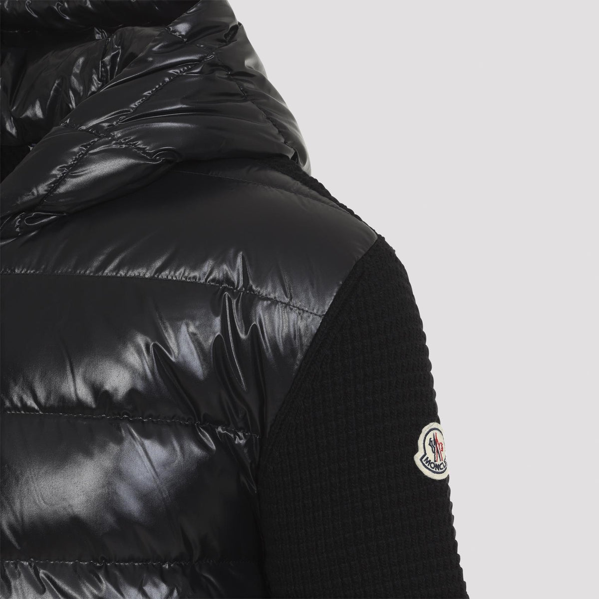 Moncler Black Nylon Casual Jacket for Men