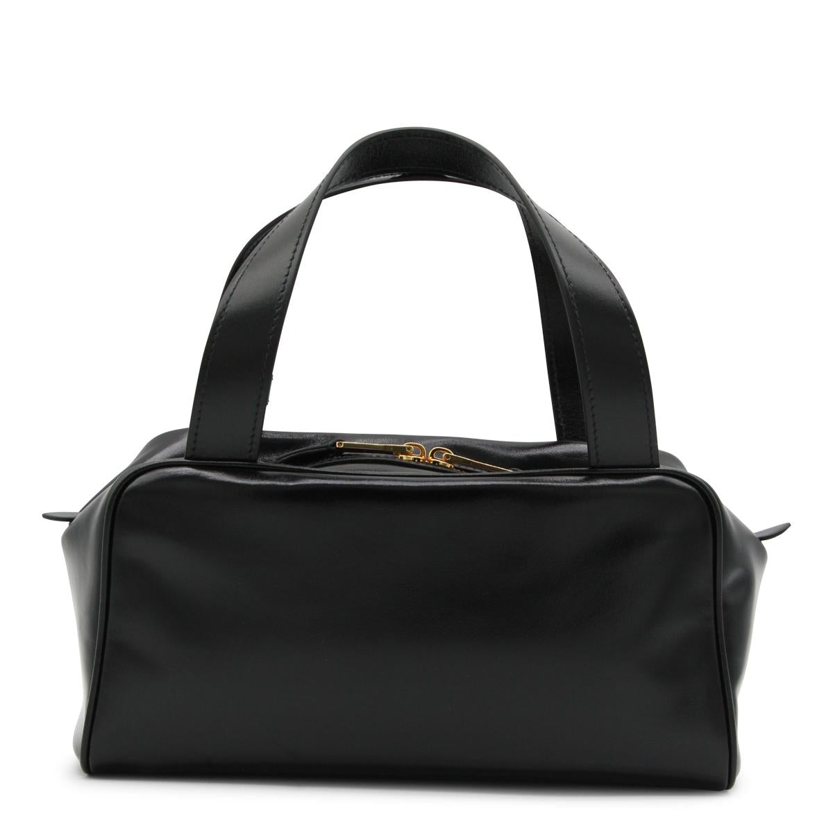 Miu Miu Black Leather Tote Bag
