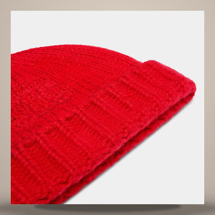 CELINE Triomphe Cloché Cashmere Beanie Black
