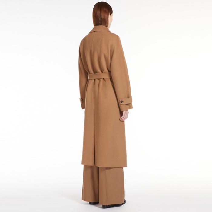 Max Mara Evano Camel Long Coat 2429016103600 045 EBANO