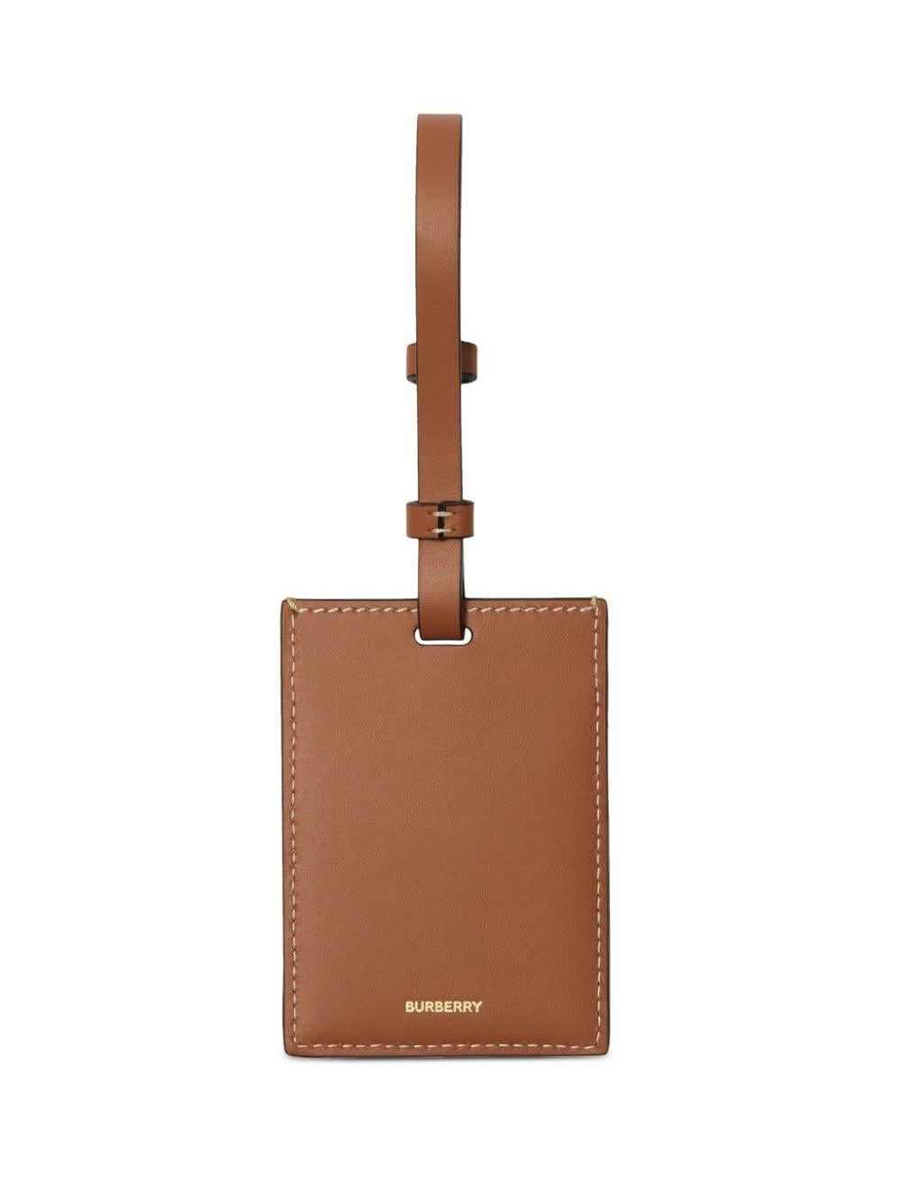 BURBERRY Black Leather Adjustable Bag Strap