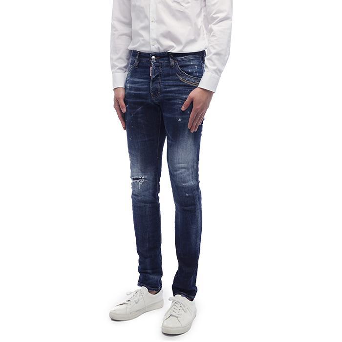 Dsquared2 Vintage Wash Cool Guy Denim Cargo Pants