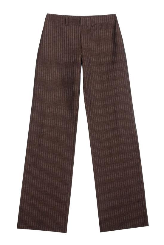 Paloma Wool Straight Classic Pants for Women WK2102323 MARRONE DOM