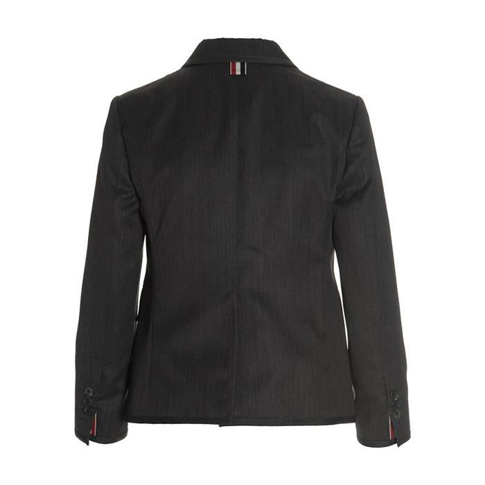 THOM BROWNE High Armhole Wool Gabardine Jacket Gray FBC845B F0169 035