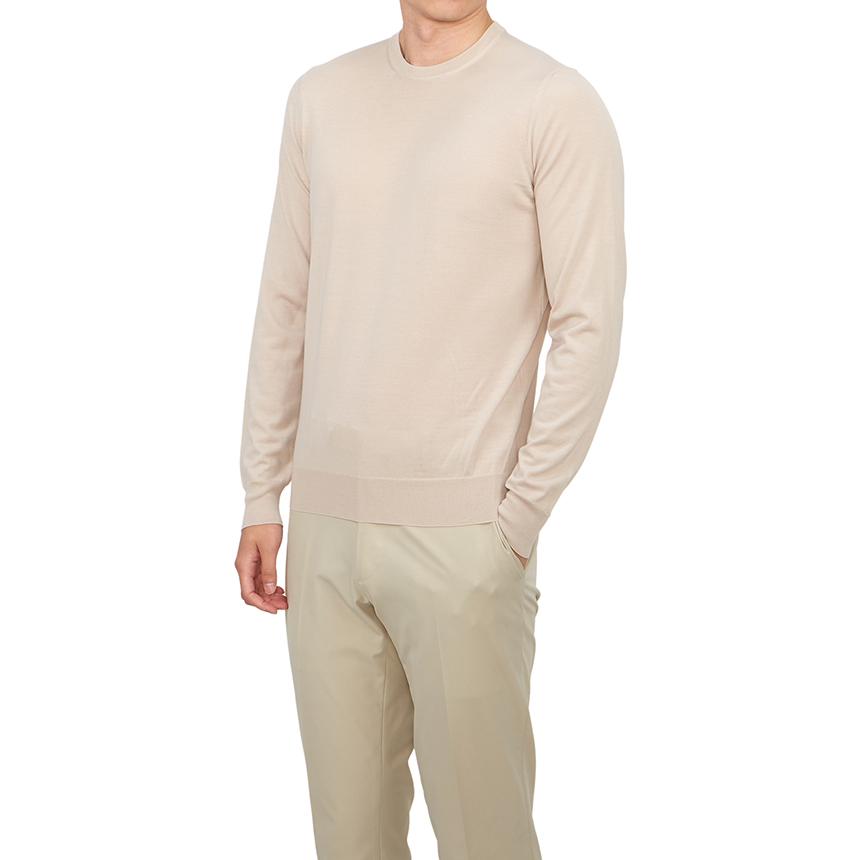 Drumohr Men’s Crewneck Knit Sweater D0D103 122