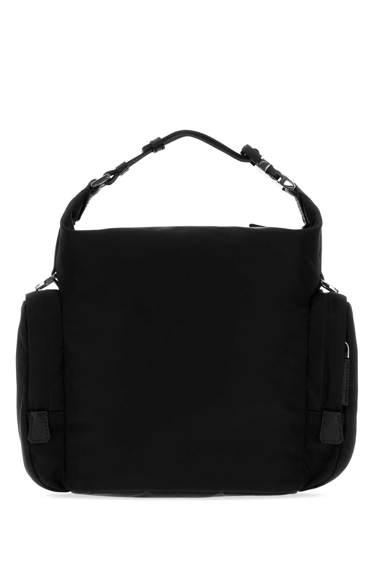 PRADA Black Leather Crossbody Bag
