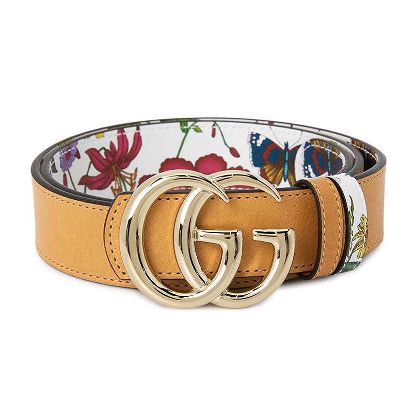 GUCCI GG Marmont Reversible Women’s Leather Belt 847131 AAFYR 9341