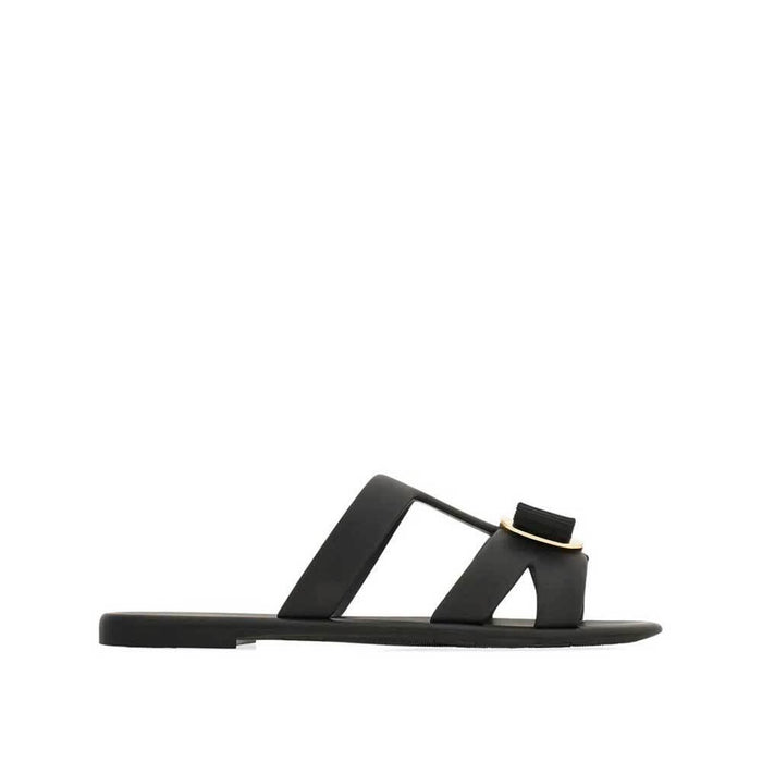 Ferragamo New Vara Plate Slide Sandals Women