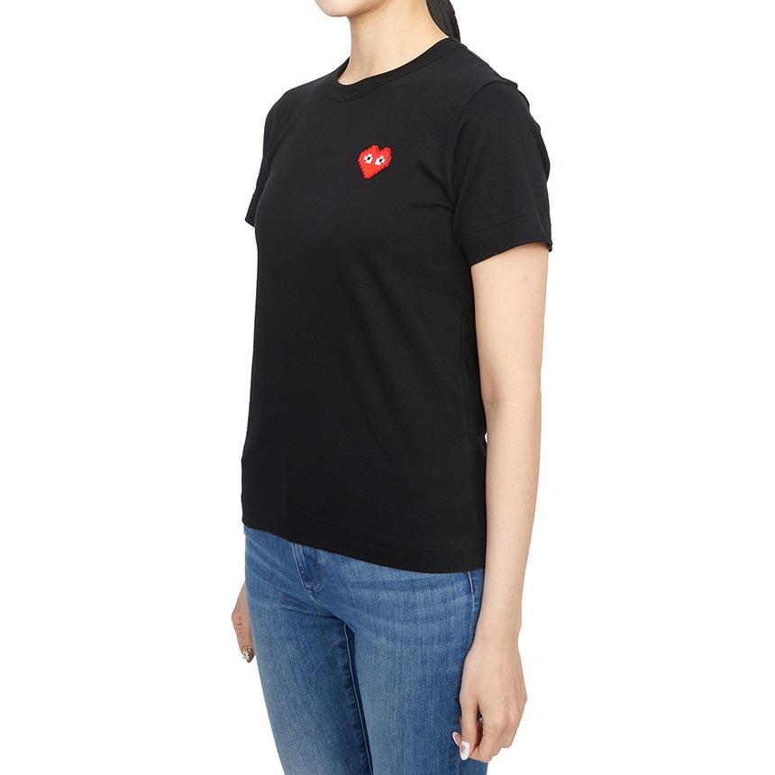 Comme des Garcons Invader Pixel Patch Women’s Short Sleeve T-Shirt AZ T321 051 1