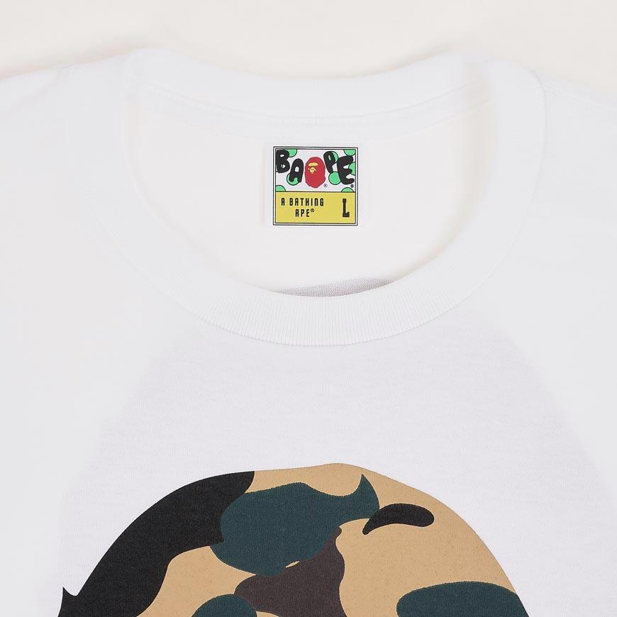 BAPE First Camo Big Ape Men’s T-Shirt 001TEM301015MWHD