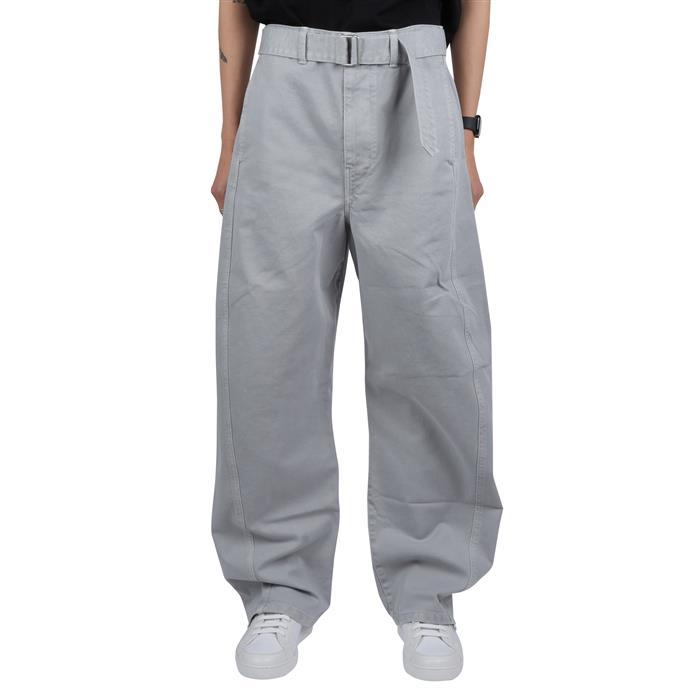 Lemaire Twist Belted Cotton Classic Pants PA326 LD1036 BK948
