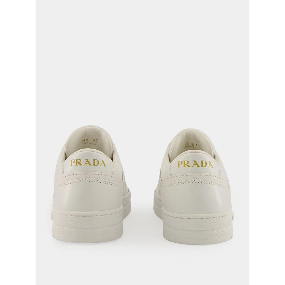 PRADA Downtown Low-Top Sneakers Women Black Leather