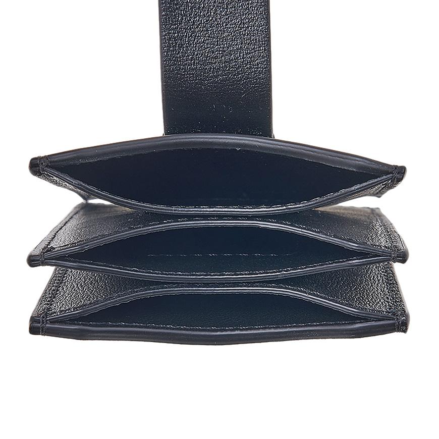 VALENTINO Garavani V Logo Signature Leather Card Holder for Men