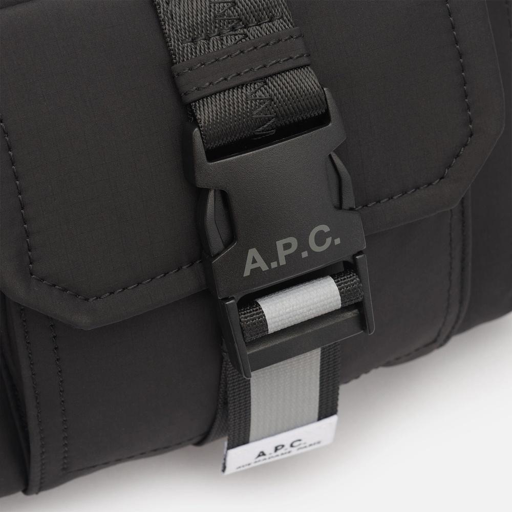 A.P.C. Black Trek Belt Bag Hip Pack