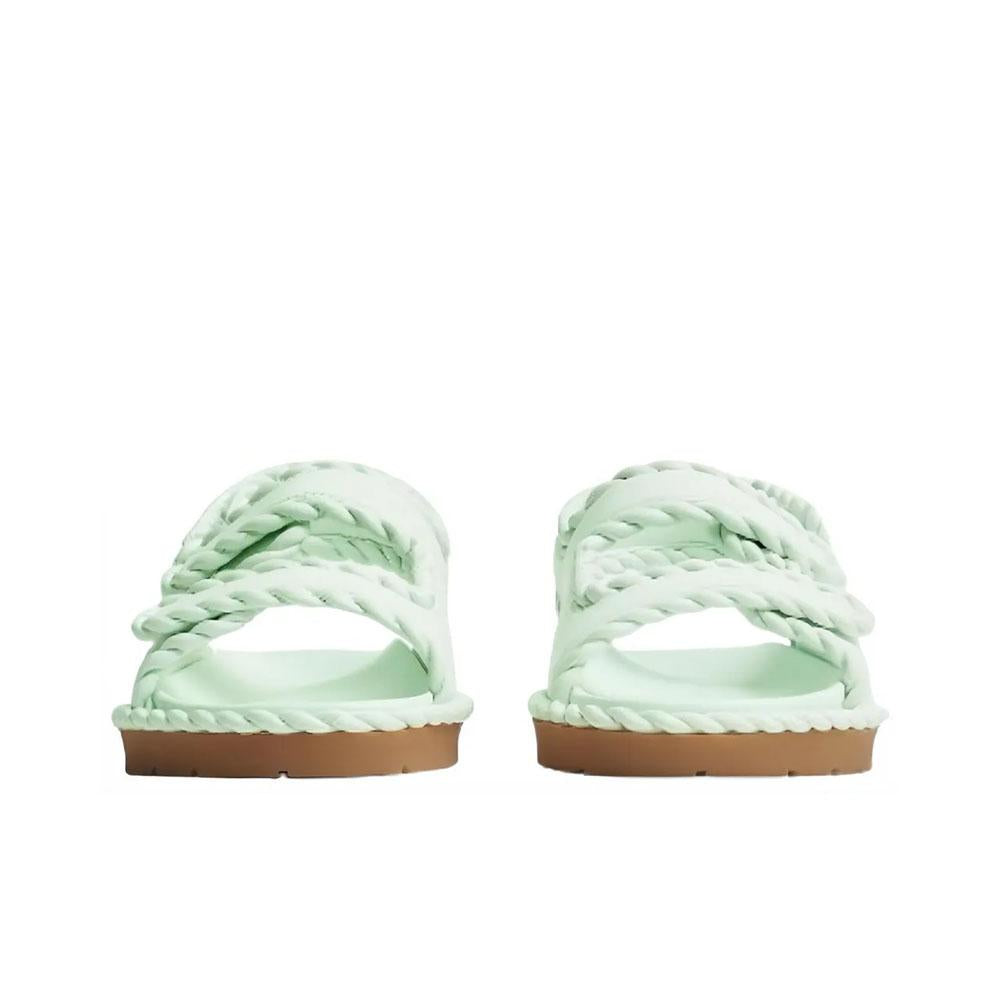 Bottega Veneta Jack Flat Glacier Women’s Sandals