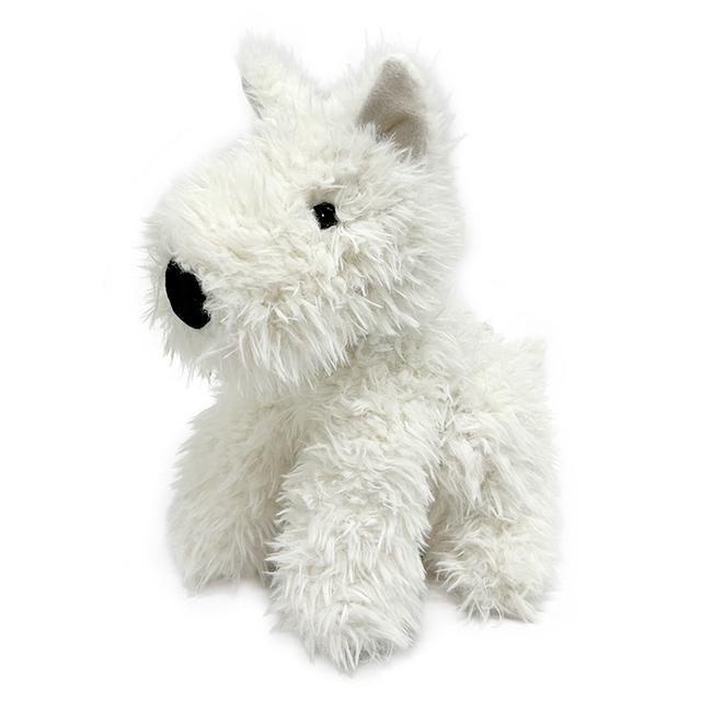 jELLYCAT Monroe Scottie Dog Keyring White Accessory