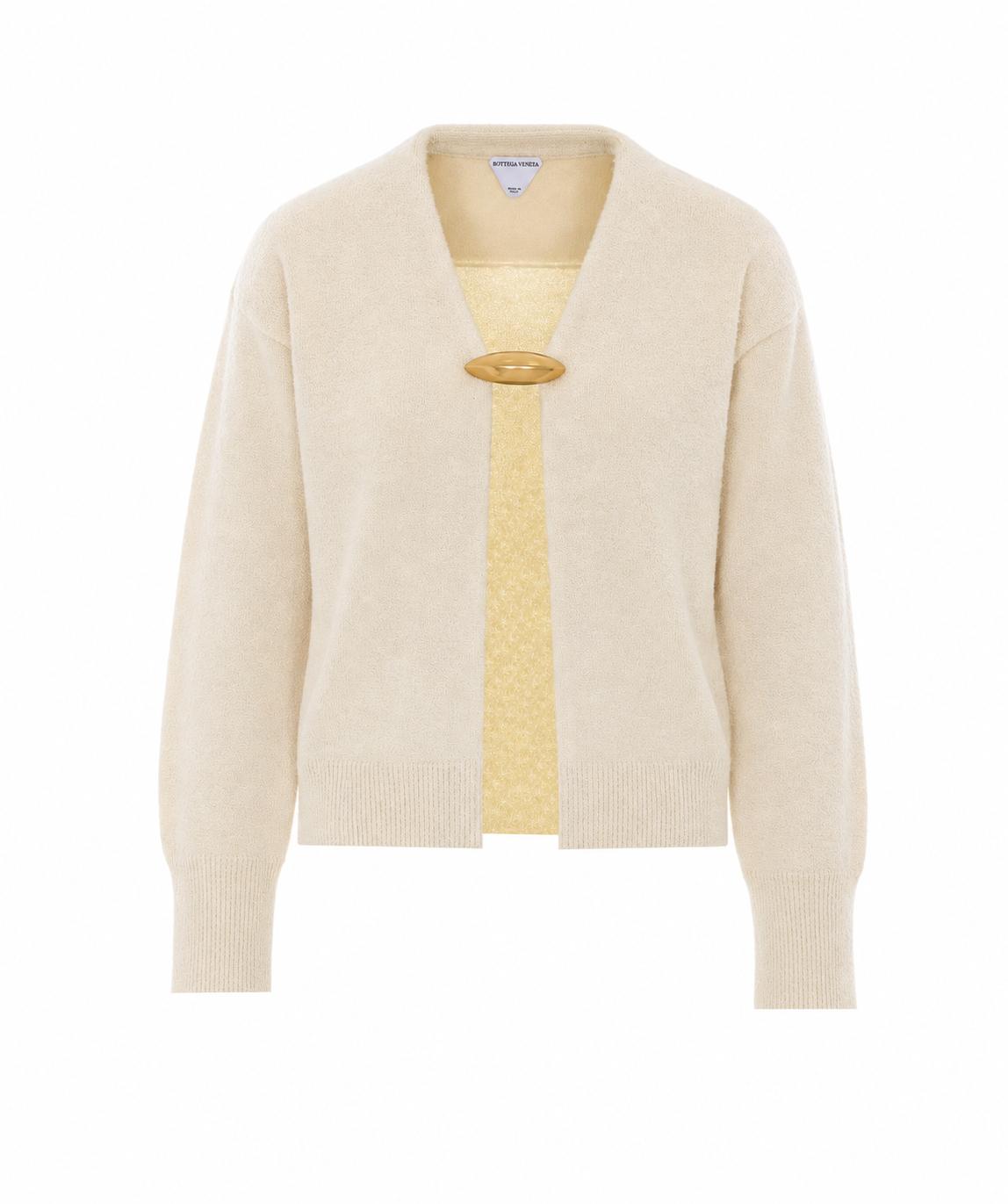 Bottega Veneta Wool Knit Cardigan Black
