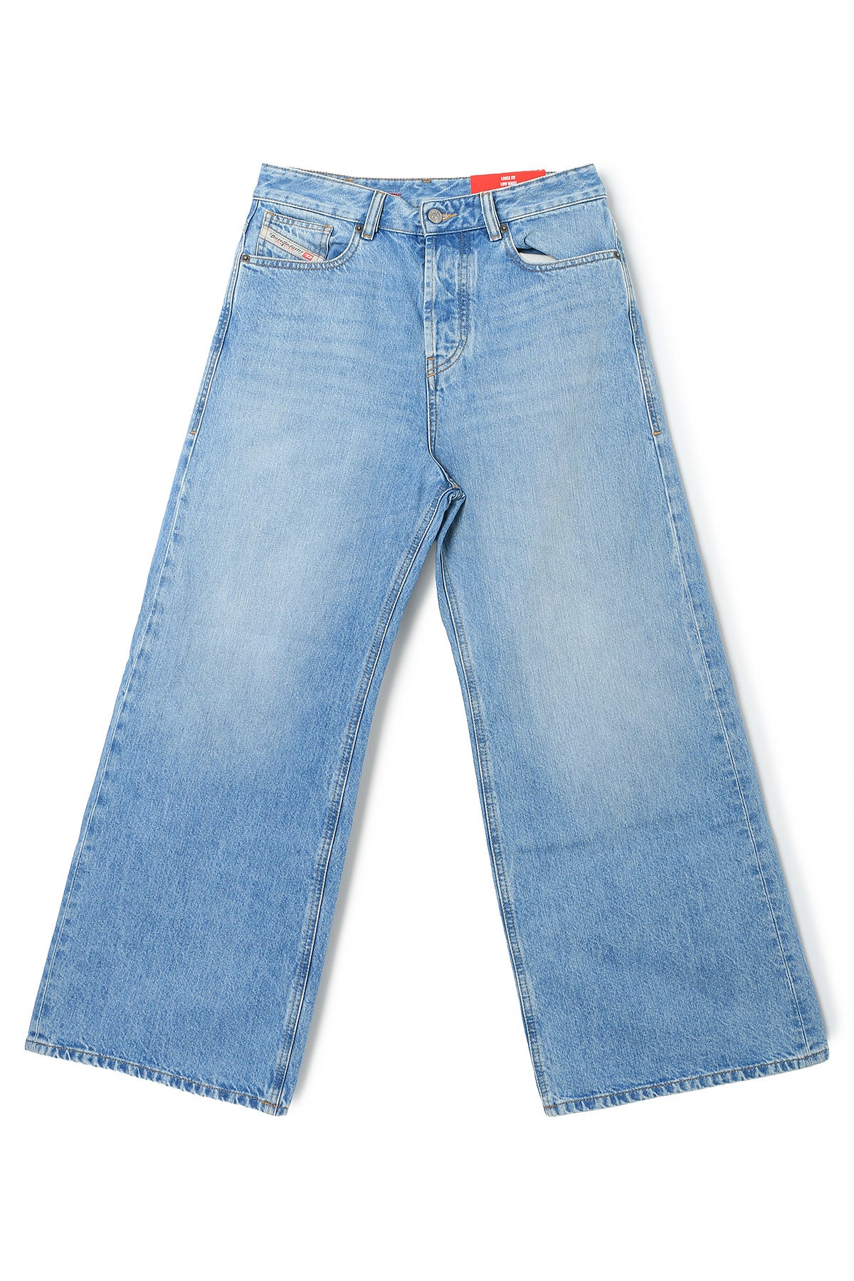 DIESEL Light Blue 1996 DSIRE Mid Rise Straight Leg Denim Jeans