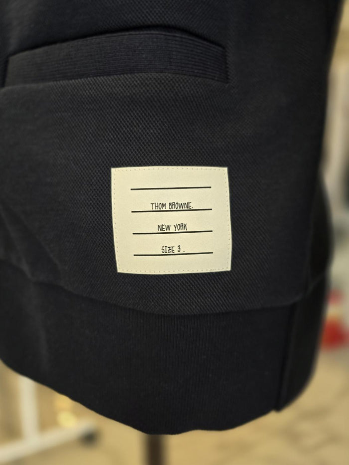 THOM BROWNE Varsity Piqué Button Cardigan MJT 325A J0008 415