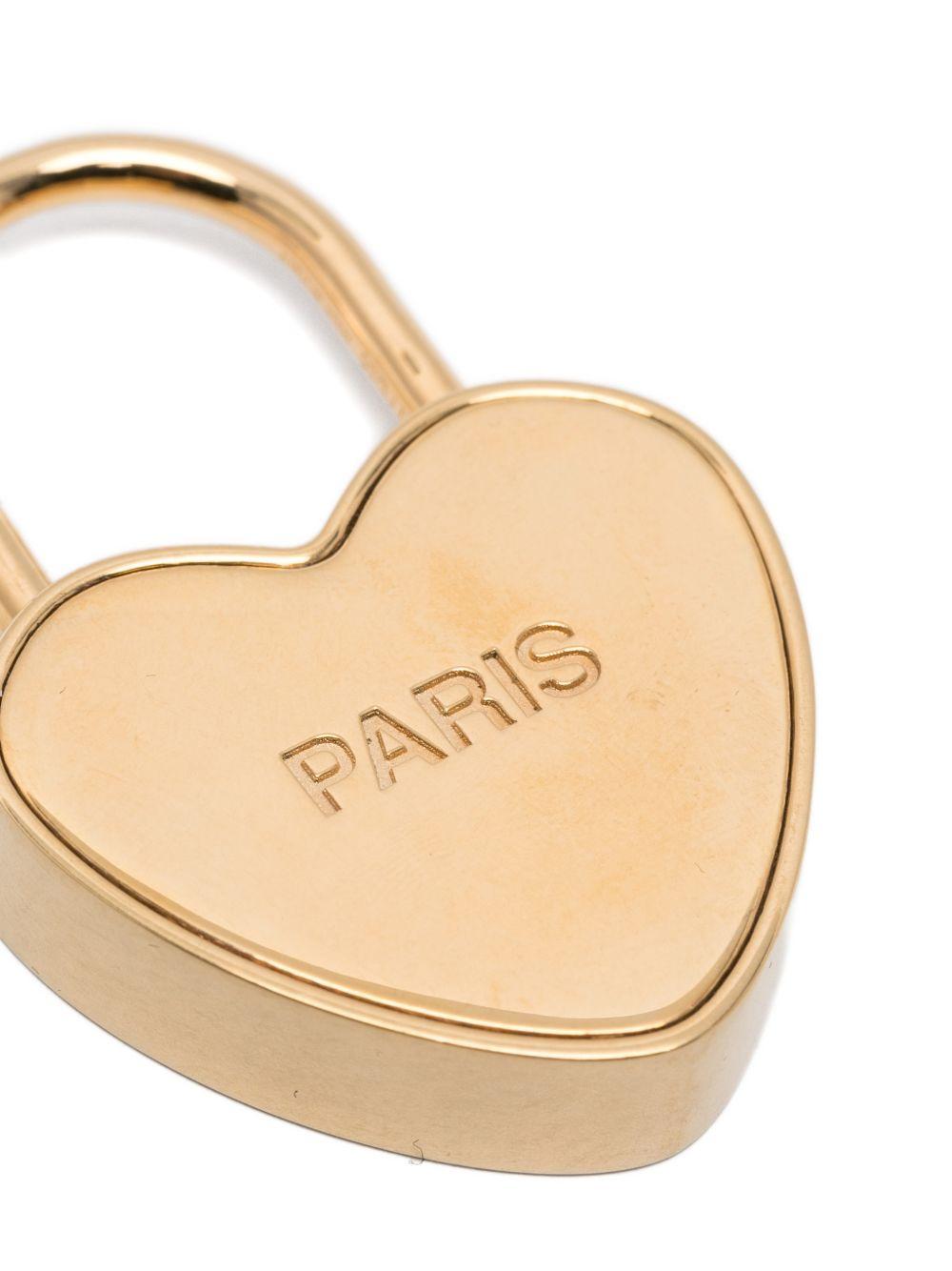 CELINE Gold-Tone Charm Pendant Accessory Jewelry