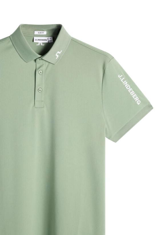 J LINDEBERG Men's Polo Shirt GMJT14648M286 HEDGE GREEN DOM