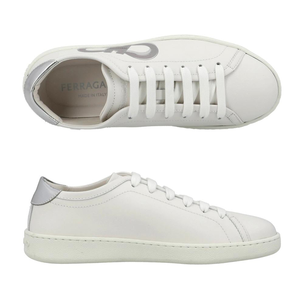 Ferragamo Gancini Double Buckle Low-Top Sneakers for Women 03 0676 0780983