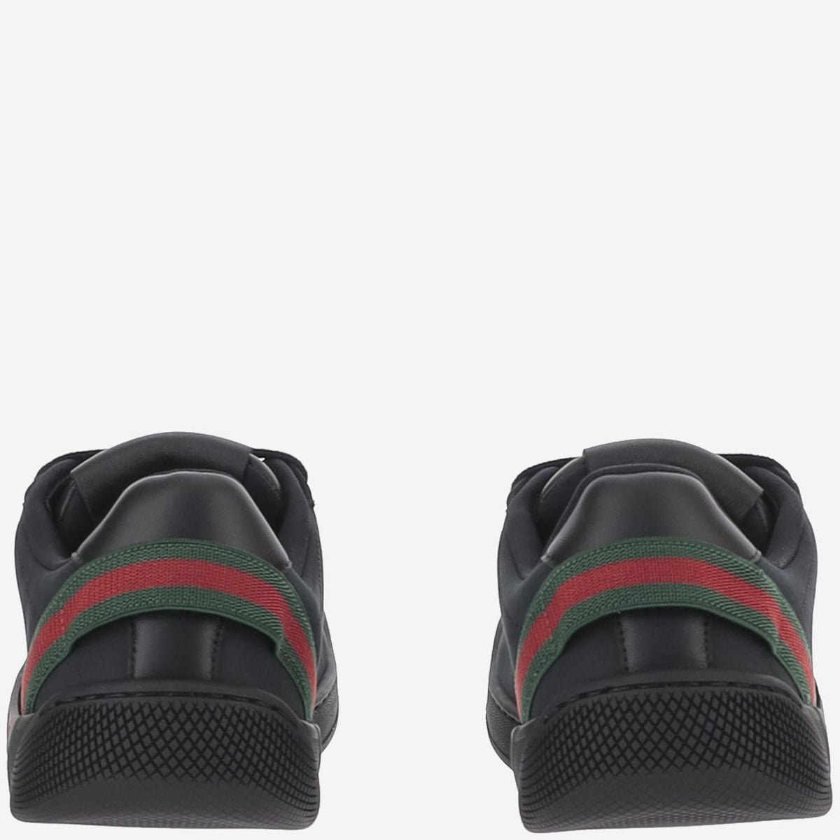 GUCCI Leather Low-Top Sneakers White