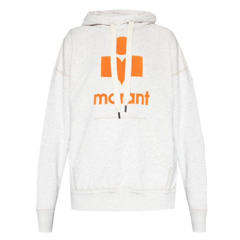 Isabel Marant Logo Hoodie Sweatshirt MANSEL Gray Women’s