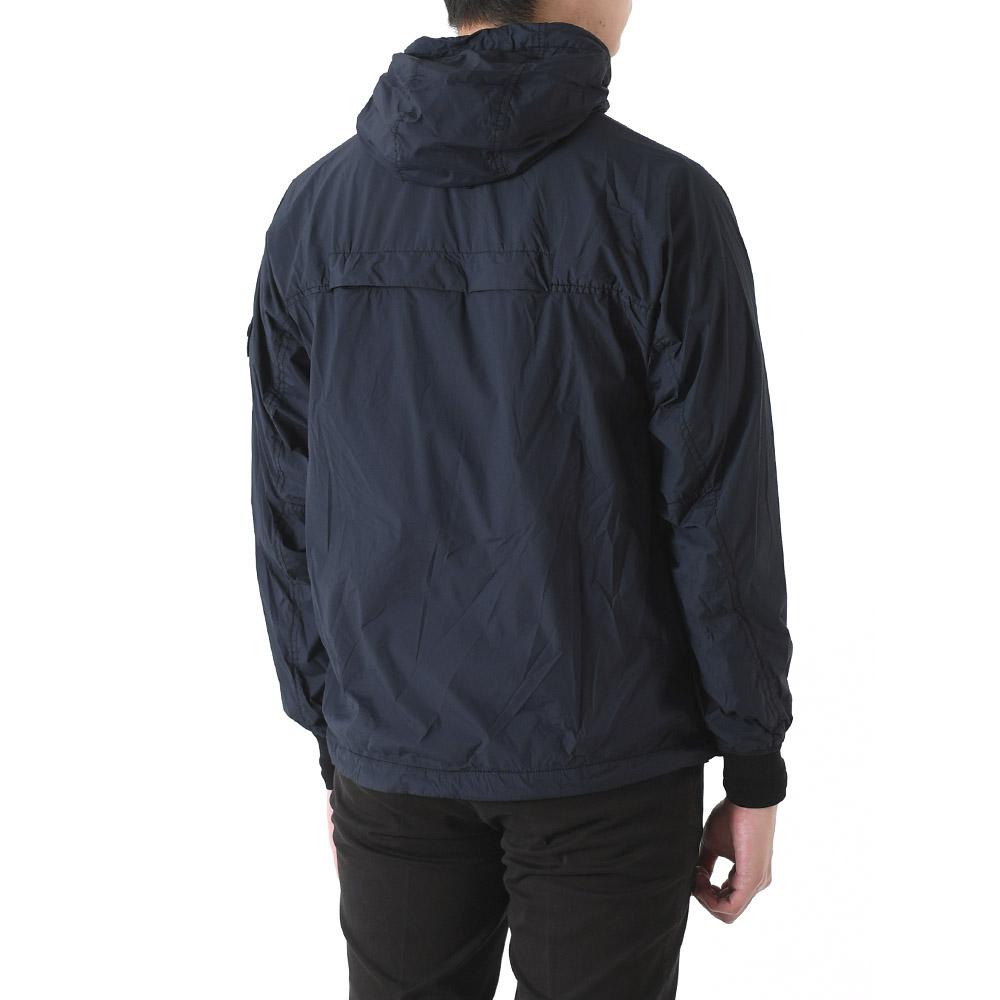 STONE ISLAND Skin Touch Packable Hooded Jacket Navy