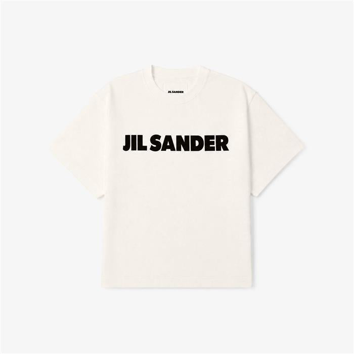 JIL SANDER Logo Short Sleeve T-Shirt for Women White