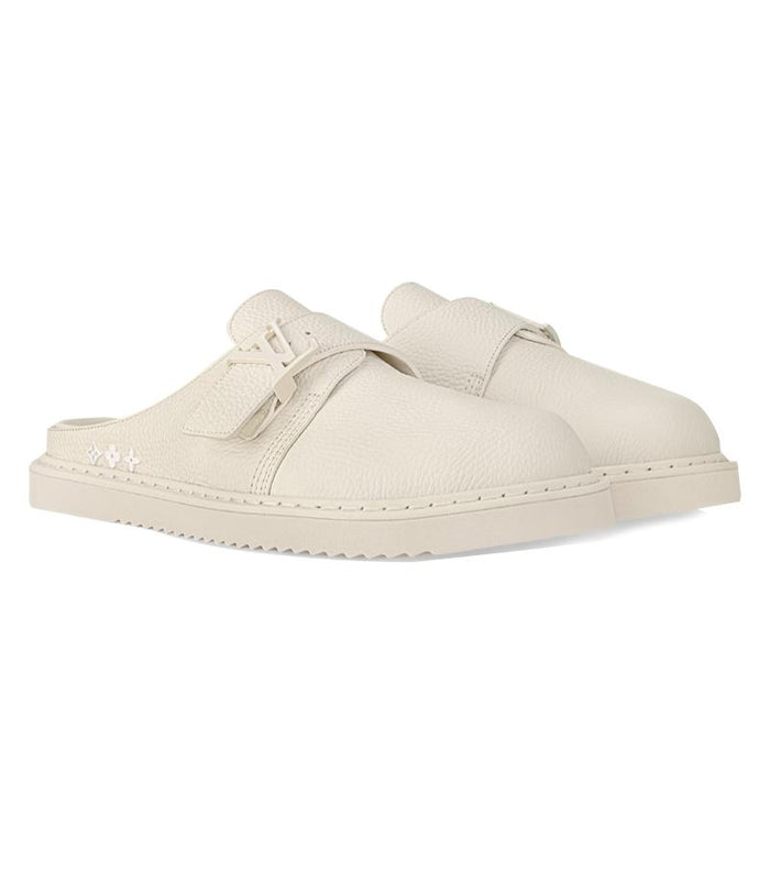 Louis Vuitton Beige Ivory Easy Mule Sandals Men Low-Top Sneakers