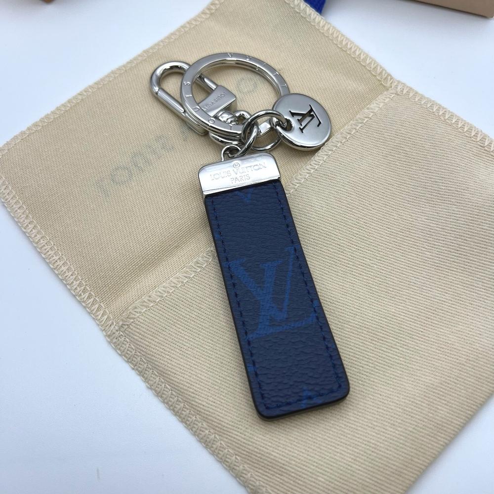 Louis Vuitton Cobalt Blue Neo LV Club Key Holder Key Ring Unisex