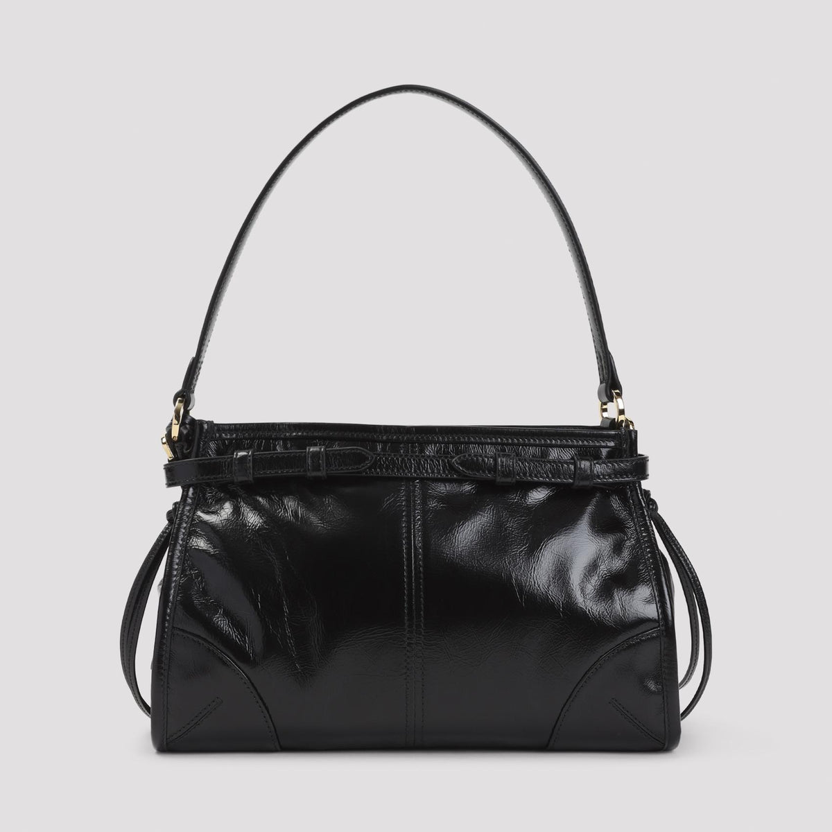 PRADA Red Leather Shoulder Bag