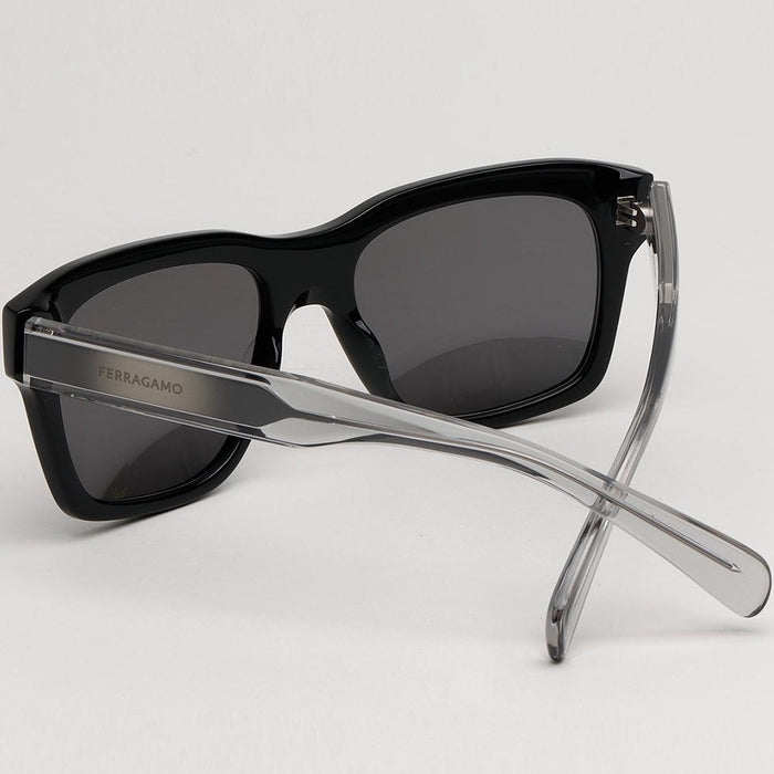 Ferragamo Black Acetate Square Sunglasses Unisex SF1087SN 013