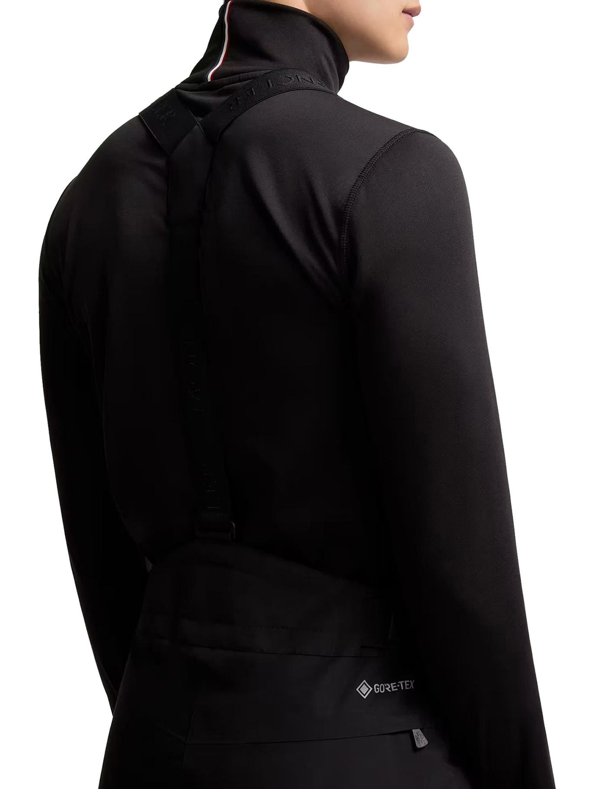 Moncler Black Wool Blend Suit Pants for Men