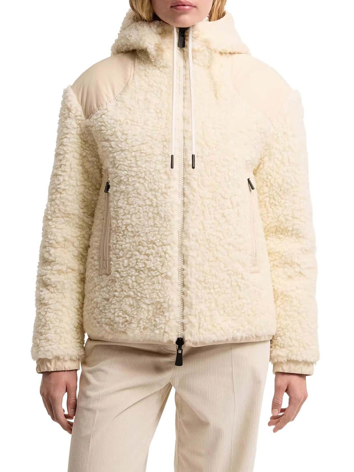 Moncler Beige Down Puffer Jacket Women’s
