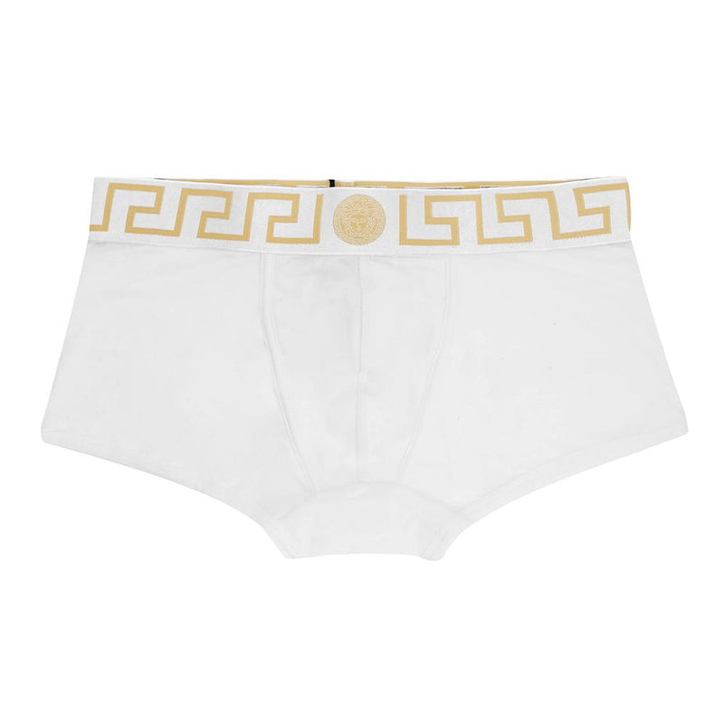 Versace Men’s Underwear Boxer Briefs Cotton Black AU10026 1A10011 A81H