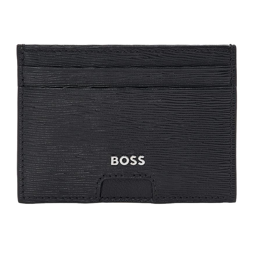 HUGO BOSS Men’s Logo Lettering Card Holder Wallet 50548831 001