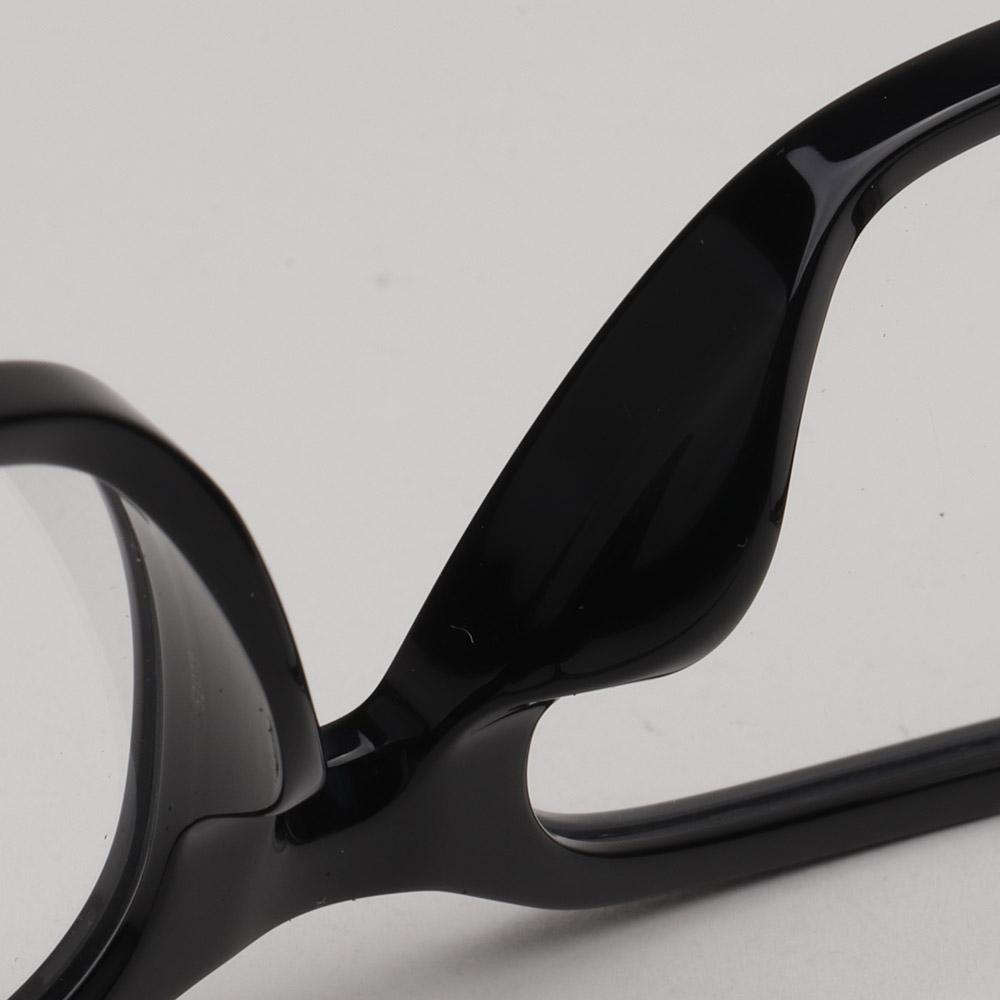 HUGO BOSS Black Rectangle Acetate Eyeglass Frames Asian Fit Unisex BOSS1541F 807