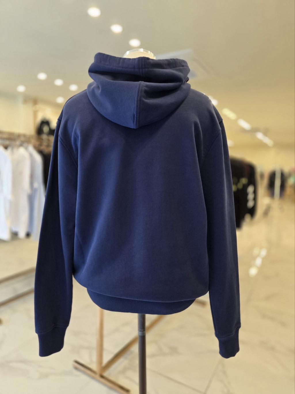 AMI Heart Logo Embroidered Hoodie Sweatshirt