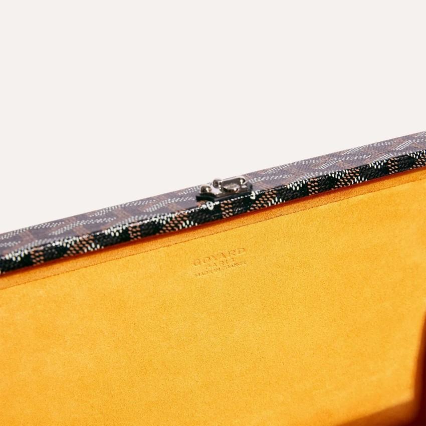 GOYARD Black Grand Hotel Trunk Tote Bag for Women GHOTELPMLTY 01 CL01 P
