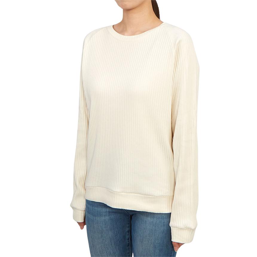 BASERANGE Women’s Long Sleeve T-Shirt Off White