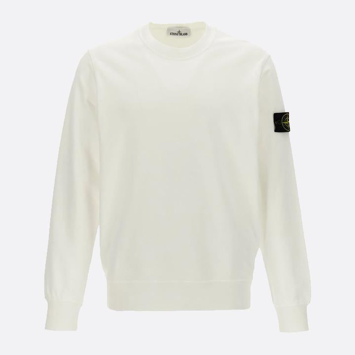 STONE ISLAND Ivory Fleece Sweatshirt Unisex L1S156100060 S0051 V0093