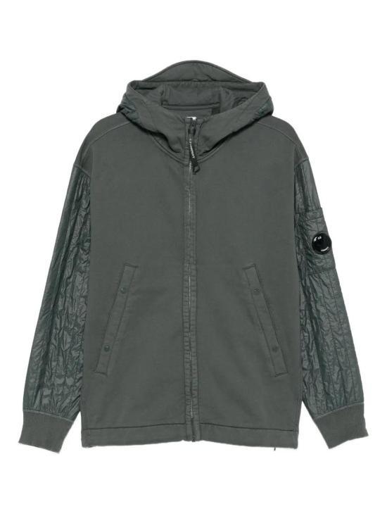 CP Company Diagonal Raised Fleece Hooded Sweatshirt 19CMSS054A 005835M 978