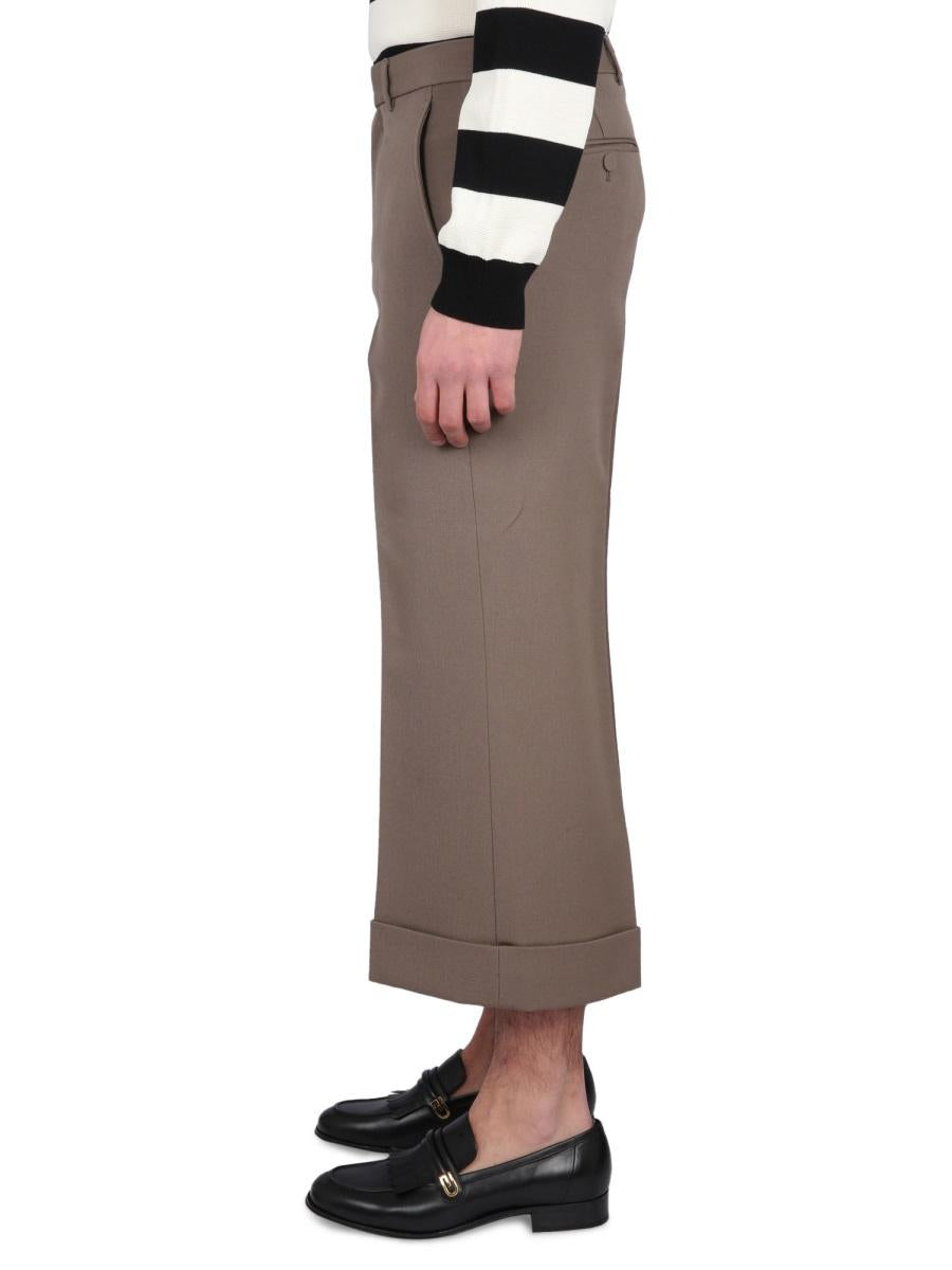 GUCCI Black Wool Dress Suit Pants
